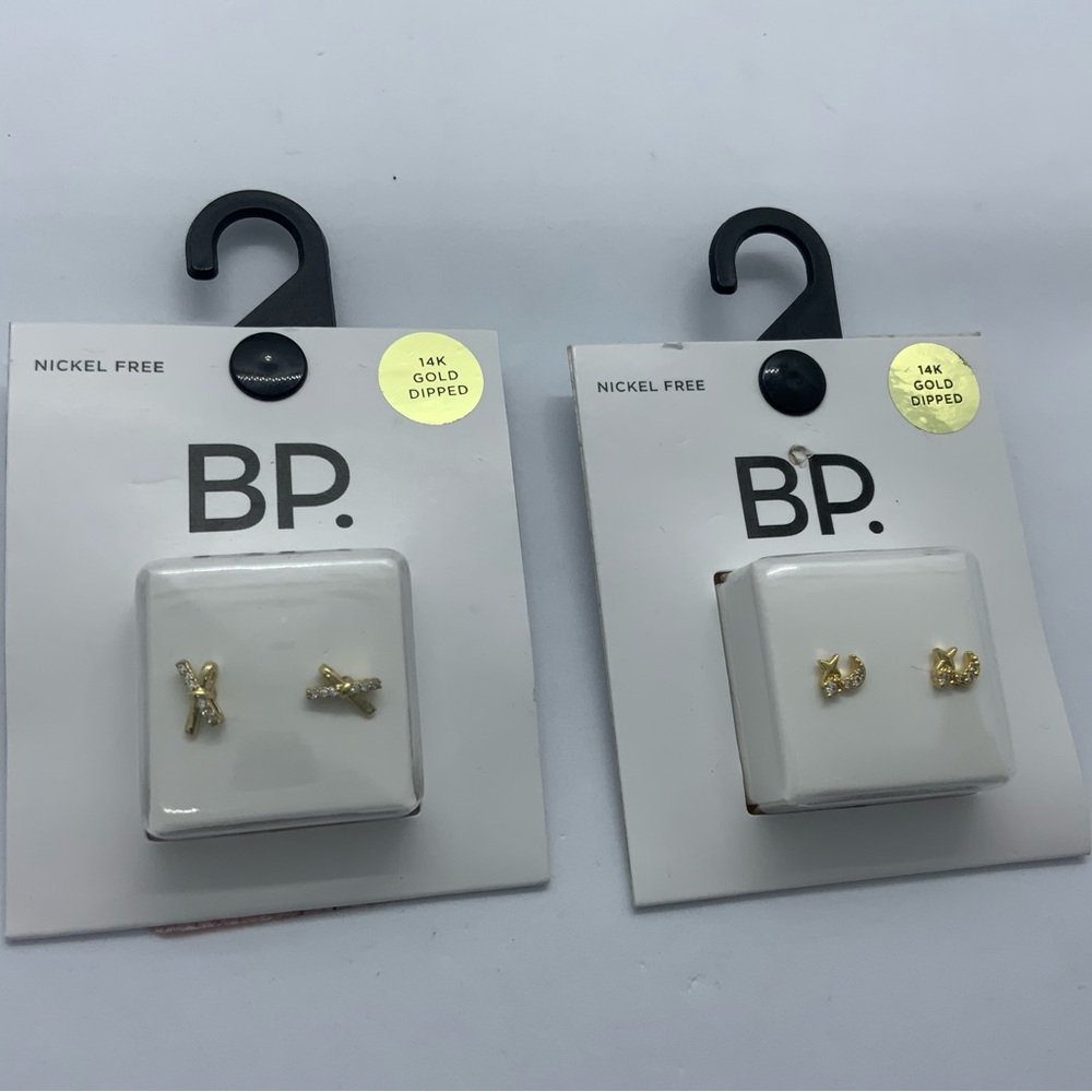 BP. Gold Dipped Earrings Set